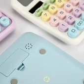 Renkli Tasarımlı Hesap Makinesi Büyük Ekranlı ve Sessiz Tuş Takımlı Pratik Masaüstü Ofis Hesap Makinesi Hafif ve Taşınabilir Günlük Kullanıma Uygun Hesaplama Cihazı thumbnail 4