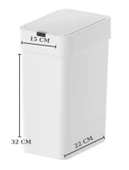 9Litre Sensörlü Otomatik Çöp Kovası Ofis Mutfak Banyo Balkon Akıllı Çöp Kovası thumbnail 5