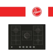 Hoover Milora Ankastre Set ( HOT3051BI/E Siyah Fırın + HVG74K3B 75 cm Ocak + HDG6C2GWTK Beyaz) - 4