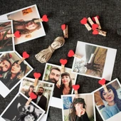 Kalpli Mandal Renkli ve Sevimli Tasarımıyla Çok Amaçlı Plastik Askı Mandalı Dekoratif Fotoğraf Mandalı Ev ve Ofis İçin Pratik Kullanımlı Dayanıklı Klips Mandal Seti - 8