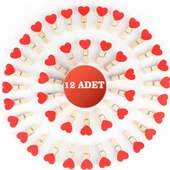 Kalpli Mandal Renkli ve Sevimli Tasarımıyla Çok Amaçlı Plastik Askı Mandalı Dekoratif Fotoğraf Mandalı Ev ve Ofis İçin Pratik Kullanımlı Dayanıklı Klips Mandal Seti - 3