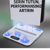Ps5/ps5 Slim Uyumlu Multifonksiyonel Şarj Stand Soğutucu Fan - 3