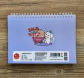 60 Sayfa 2000+ Adet Sticker Çıkartma Etiket Seti Kitabı - Mavi - 2