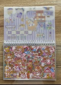 60 Sayfa 2000+ Adet Sticker Çıkartma Etiket Seti Kitabı - Lila - 3