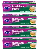 PAREX ORTA BOY BUZDOLABI POŞETİ 20Lİ 4 ADET - 1