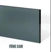 Füme Renkli Duş Camı -Yedek Parça (8 Mm-55.6-190.2 Cm) - 2