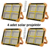 Solar panelli çakar özellikli dış mekan aydınlatmasına uygun projektör - 1