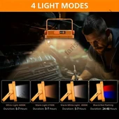 Solar panelli çakar özellikli dış mekan aydınlatmasına uygun projektör - 8