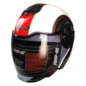 Free-M 665 Circle Açik Güneş Vizörlü Motosiklet Kaskı thumbnail 3