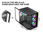 Eternal Pro X Aqua Siyah Oyuncu Kasası + 750W Güç Kaynağı (X EP75) - 4