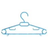 Plastik Elbise Askısı - Mavi TEKLİ thumbnail 1