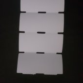 80X38 YATAY RAF ETİKETİ 500 SARIM 1 RULOSU - 1