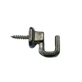 Vidalı Kanca, Askı Küçük - 15x18mm, Nikel - 1 Adet - 1