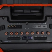 Shile SL-10 120 Watt Taşınabilir Seyyar Amfi Hoparlör Kablosuz 1 EL + 1 Yaka Mikrofonlu Kumandalı USB+SD+BT - 4