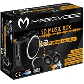 Magicvoice MV-17450 USB-SD Kart Girişli Şarjlı Mini Seyyar Rehber Anfisi - 3