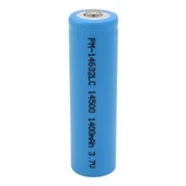 PowerMaster PM-14632 LC 14500 3.7 Volt 1400mAh Şarj Edilebilir EL Feneri Pili (AA Pil İle Aynı Boyutta) - 1