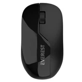 Everest SMW-973 USB Siyah 2.4Ghz 1200DPI Kablosuz Optik Mouse 5 Metre Menzilli thumbnail 2