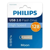 Philips FM12FD160B/00 128GB Moon Klasik Gümüş USB 2.0 Metal Flash Bellek - 1