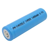 PowerMaster PM-14632 LC 14500 3.7 Volt 1400mAh Şarj Edilebilir EL Feneri Pili (AA Pil İle Aynı Boyutta) - 2