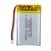 PowerMaster 502540 3.7 Volt 500 Mah Lityum Polimer Pil - 1