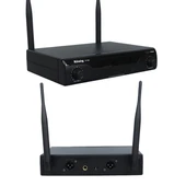 König K-700 E-E Profesyonel 663-694Mhz 2 El 2 Kanal Uhf 2x50 Kablosuz Telsiz Mikrofon thumbnail 2