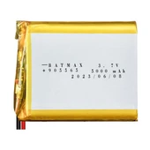 Powermaster 905565 3.7V 5000mAh Lityum Polimer Pil - 2