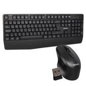 Philips SPT6348B USB Kablosuz Ofis Tipi Siyah Numpadli Türkçe Q Klavye Mouse Seti - 1
