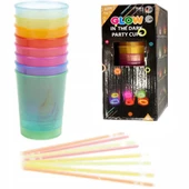 Karanlıkta Yanan Mega Glow Bardaklar 8 Adet - 5