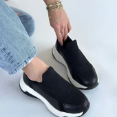 Kendy Siyah Cilt Spor Ayakkabı thumbnail 4