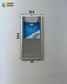 Bosch: DWK068G60 | 125x255 mm | Aspiratör & Davlumbaz Tel Yağ Filtresi | Model: 00746790-4055348199-133.0200.454 | 12,5x25,5 cm - 1