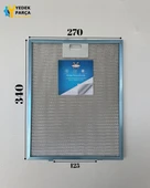 270x340 mm Aspiratör & Davlumbaz Tel Yağ Filtresi 27x34 cm - 1