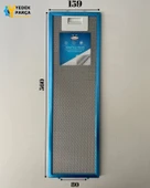 160x560 mm, Aspiratör & Davlumbaz Tel Yağ Filtresi, 16x56 cm - 1