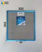 325x345 mm | Aspiratör & Davlumbaz Tel Yağ Filtresi | Model: 81460138 - 81484011 | 32,5x34,5 cm - 1