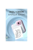 Hietech Dijital Video Kayıt Fotoğraf Çocuk Kamerası Anlık Fotoğraf Makinesi Termal Resim Kağıt Baskılı - 4