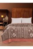 Vicuna Home Bohemian Pamuklu Çift Kişilik Battaniye - 2