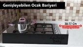 Agubu Genişleyebilen Ocak Bariyeri - Siyah Çok Renkli - 2