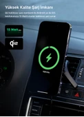 Xenon Smart Araç içi Telefon Tutucu ve Çakmak Adaptörü Qi2 18W Gece Işığı Magsafe Kablosuz Hızlı Şarj X6401 - 2