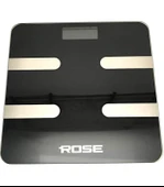 Rose RB-201 Akıllı Yağ Ölçer Dijital Tartı - Siyah thumbnail 1