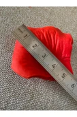 Yapay Kırmızı Gül Yaprağı 5x5cm 96 Adet - Yapay Gül Yaprak – Yapay Çiçek Dekor, Masa Süsü, Fon thumbnail 4