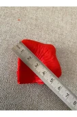 Yapay Kırmızı Gül Yaprağı 5x5cm 96 Adet - Yapay Gül Yaprak – Yapay Çiçek Dekor, Masa Süsü, Fon thumbnail 2