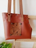 Vegan Deri Köpek Taşıma Çantası , S Beden - 1