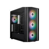 CM MasterBox 600 TG Mesh Siyah ARGB 3x14cm Fanı, Normal ve Back-Connect Anakart Destekli ATX Kasa MB600-KGNN-S00 - 1