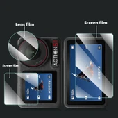 DJI Osmo Action 5 Pro Uyumlu Şeffaf Ekran koruyucu Nano Jelatin thumbnail 6