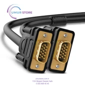 15 Pin VGA To VGA Görüntü Aktarma Kablosu 8 Metre thumbnail 1