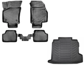 Rizline Opel Astra H SEDAN 2004-2013 Yılları Arası Uyumlu 3D Havuzlu Paspas + Bagaj Havuzu Set - 1