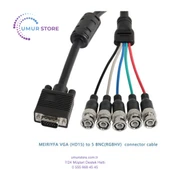 Bnc Monitör Kablosu VGA Bnc Monitör Kablosu Kompanent Bnc VGA Kablo thumbnail 2