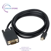 Minidisplayport VGA Kablo 1.8 Metre Mini Displayport VGA Kablo thumbnail 2