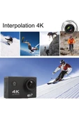 Coverzone 4K Aksiyon Kamerası H16 - 16MP, 170° Geniş Açı, 30M Su Geçirmez, WiFi, 64GB Destekli, 4K 30FPS thumbnail 5
