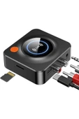 Coverzone HI-FI için Bluetooth Adaptörü, Hoparlörler için Bluetooth Alıcısı (3,5 mm AUX, RCA, TF, NFC) C52 thumbnail 1