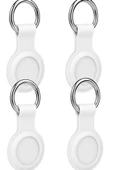 Coverzone Anahtarlıklı Silikon Kılıf A010 Koruyucu Anahtarlık Beyaz 4'lü Paket thumbnail 1